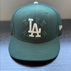 Born x Raised x LA Dodgers 420 Green New Era Fitted 7 1/2 – Rare Collab